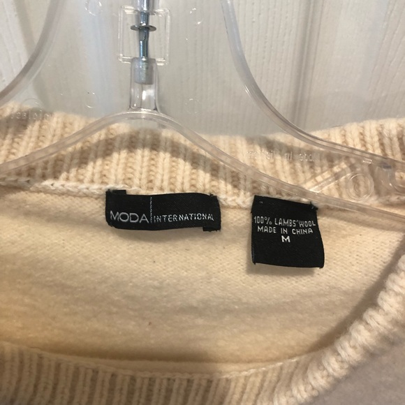 Moda International Wool Bell Sleeve Sweater - Picture 3 of 6